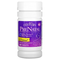 21st Century PreNatal with Folic Acid 60 tabs