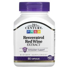 21st Century Resveratrol Red Wine Extract 90 caps
