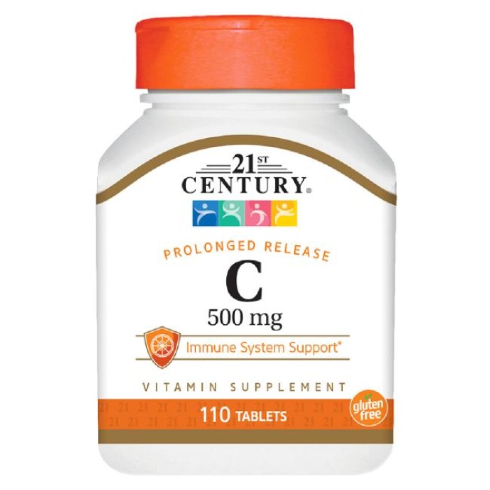 21st Century C 500 mg 110 таблеток, вітамін С