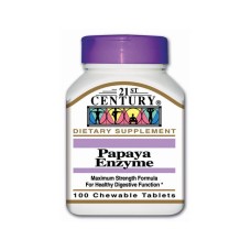 21st Century Papaya Enzyme 100 tabs