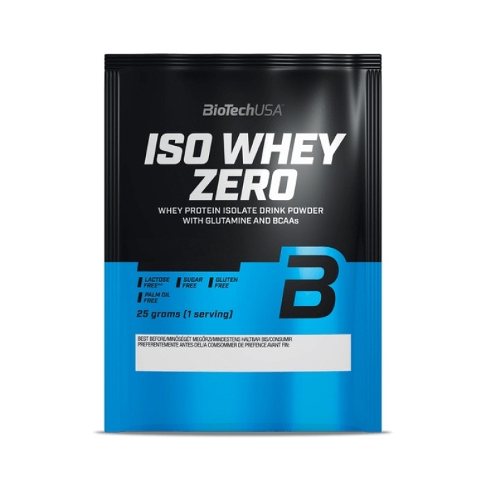 Biotech USA Iso Whey Zero 25 грам, пакетик сироваткового протеїну