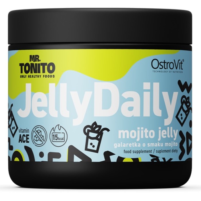 OstroVit Jelly Belly 350 грам, желе без цукру з вітамінами A, C, E