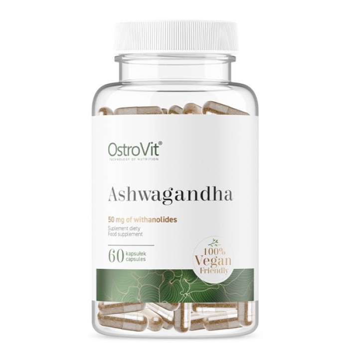 OstroVit Ashwagandha VEGE 60 капсул, екстракт кореня ашвагандхи