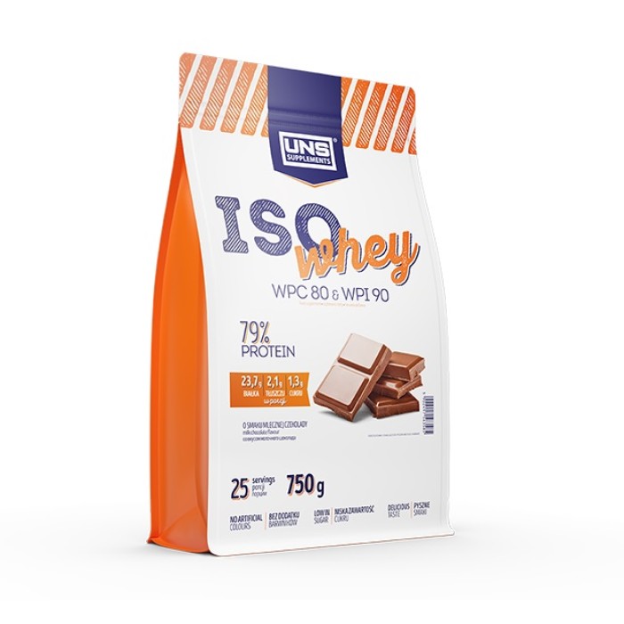 UNS ISO Whey 750 грам, суміш концентрату (WPC) та ізоляту (WPI)