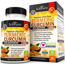 BioSchwartz Turmeric Curcumin with Bioperine 1500 mg 90 caps