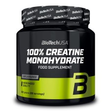 Biotech USA 100% Creatine Monohydrate 300 грам, моногідрат креатину