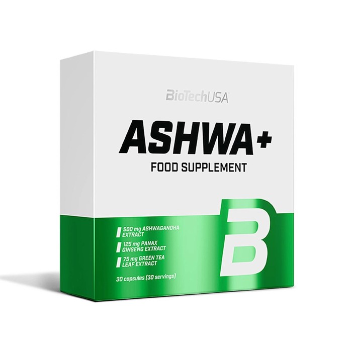 Biotech USA Ashwa+ 30 капсул, ашваганда