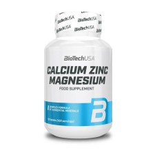 Biotech USA Calcium Zinc Magnesium 100 tabs
