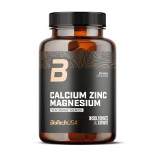Biotech USA Calcium Zinc Magnesium from organic sources 90 tabs