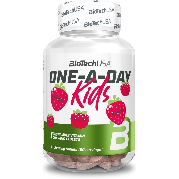 Biotech USA One-A-Day Kids 90 жувальних таблеток, комплексні вітаміни для дітей від 4 років