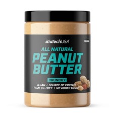 Biotech USA All Natural Peanut Butter Crunchy 1000 g 
