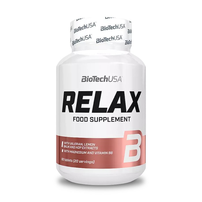 Biotech USA Relax 90 капсул, синергетична суміш заспокійливих трав,