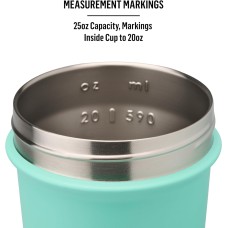 BlenderBottle Strada Sleek™ 740 мл, високоякісний шейкер з нержавіючої сталі з дротяним вінчиком