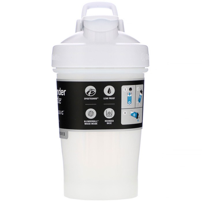 BlenderBottle Classic 590 мл, класичний шейкер з вінчиком