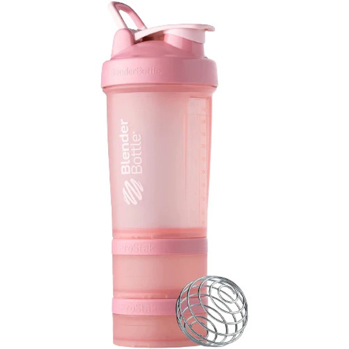 BlenderBottle ProStak 650 мл, багатофункціональний шейкер з 2-ма контейнерами і органайзером для таблеток