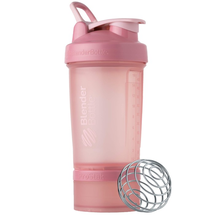 BlenderBottle ProStak 650 мл, багатофункціональний шейкер з 2-ма контейнерами і органайзером для таблеток