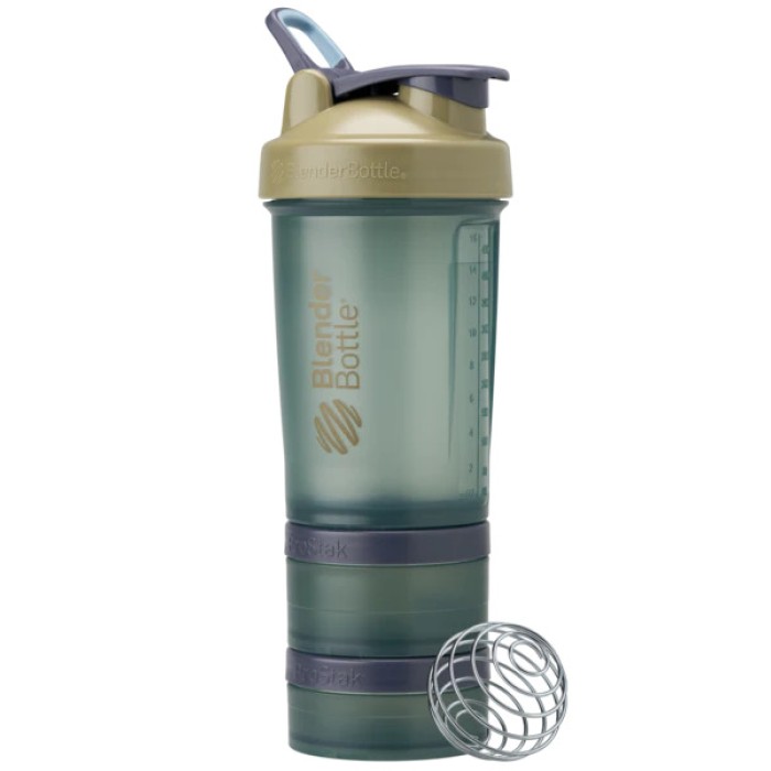 BlenderBottle ProStak 650 мл, багатофункціональний шейкер з 2-ма контейнерами і органайзером для таблеток