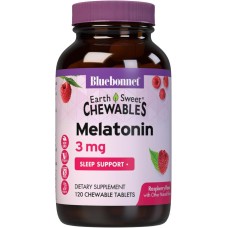 Bluebonnet Nutrition Earth Sweet Chewables Melatonin 3 mg 120 chewable tabs