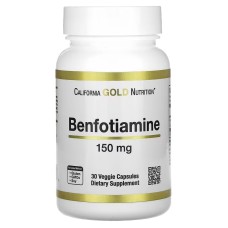California Gold Nutrition Benfotiamine 150 mg 30 veg caps