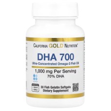 California Gold Nutrition DHA 700 30 softgels