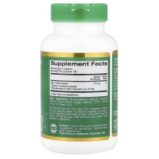 California Gold Nutrition EuroHerbs™ Milk Thistle Extract Euromed Quality 175 mg 180 рослинних капсул, екстракт розторопші