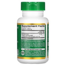 California Gold Nutrition EuroHerbs™ Milk Thistle Extract Euromed Quality 175 mg 60 рослинних капсул, екстракт розторопші