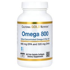 California Gold Nutrition Omega 800 90 softgels