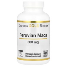 California Gold Nutrition Peruvian Maca 500 mg 240 veg caps