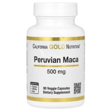 California Gold Nutrition Peruvian Maca 500 mg 90 veg caps