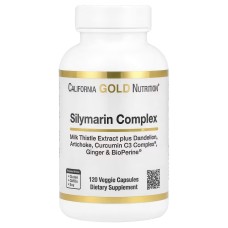 California Gold Nutrition Silymarin Complex 120 caps