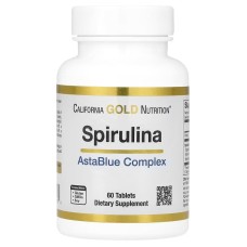 California Gold Nutrition Spirulina Asta Blue Complex 60 tabs