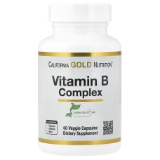 California Gold Nutrition Vitamin B Complex 60 veg caps