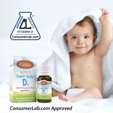 Carlson Baby's Super Daily D3 400 IU 10,3 мл, 400 МО (10 мкг) концентрованого вітаміну D3 у кожній краплі, для немовлят