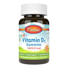 Carlson Kid's Vitamin D3 1000 IU 60 Gummies