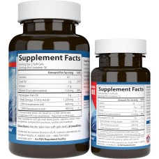 Carlson Super Omega-3 1200 mg 100+30 м'яких капсул, норвезький риб'ячий жир