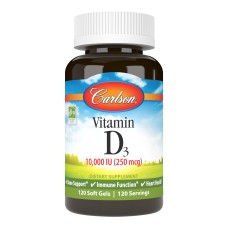 Carlson Vitamin D3 10000 IU (250 mcg) 120 softgels