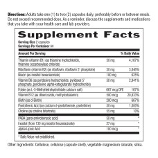 Country Life Coenzyme B-Complex 60 капсул, комплекс вітамінів групи B