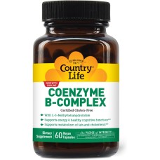 Country Life Coenzyme B-Complex 60 капсул, комплекс вітамінів групи B