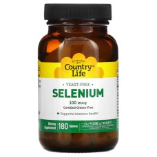 Country Life Selenium 180 tabs