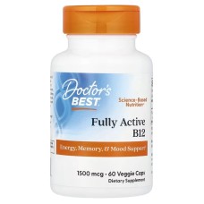 Doctor's Best Fully Active B-12 1500 mcg 60 caps