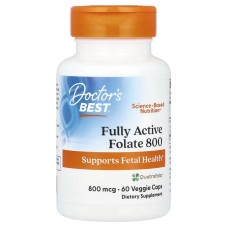 Doctor's Best Fully Active Folate 800 mcg 60 caps