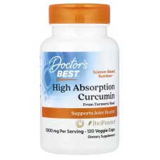 Doctor's Best High Absorption Curcumin 120 veggie caps