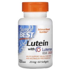 Doctor's Best Lutein 20 mg 60 softgels