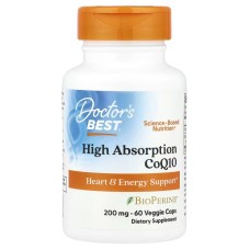 Doctor's Best CoQ10 200 mg with BioPerine 60 veggie caps