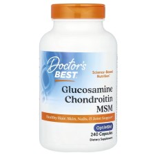 Doctor's Best Glucosamine Chondroitin MSM with OptiMSM 240 caps