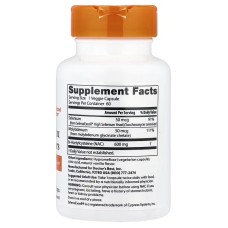 Doctor's Best NAC Detox Regulators 60 капсул, N-ацетилцистеїн (NAC) з селеном та молібденом