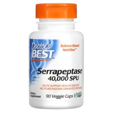Doctor's Best Serrapeptase 40,000 SPU 90 caps