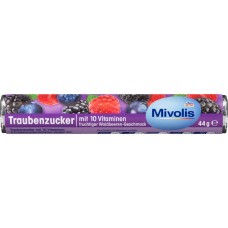 Mivolis Dextrose Wild Berries with 10 vitamins 44 g