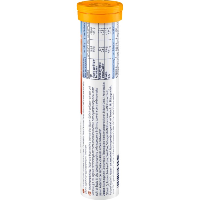 Mivolis Vitamin C 20 шипучих таблеток, вітамін с
