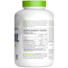 MusclePharm Fish Oil EPA 400 DHA 300 180 капсул, риб'ячий жир з високим вмістом незамінних жирних кислот